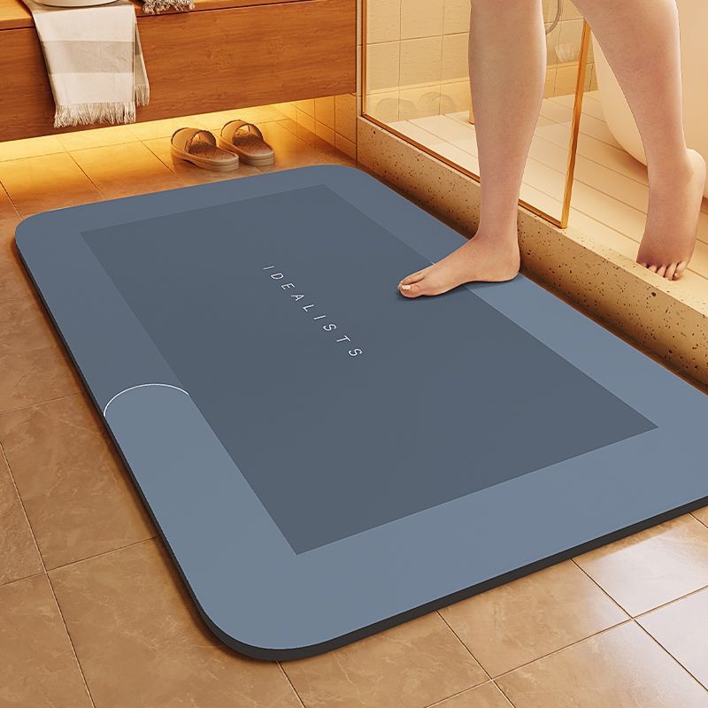 Quick Dry Diatomite Bath Mat - 미끄럼 방지 빠른 건조 흡수성 욕실