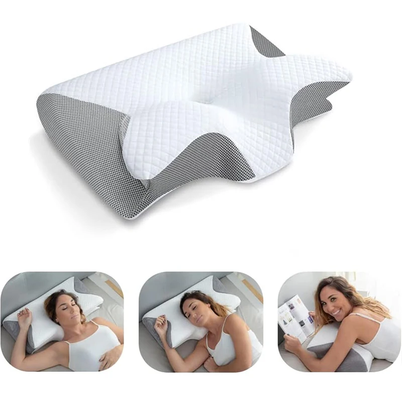 Memory Foam Orthopedic Pillow Neck Pain - 정형외과용 컨투어 목베개 메모리폼 2 in