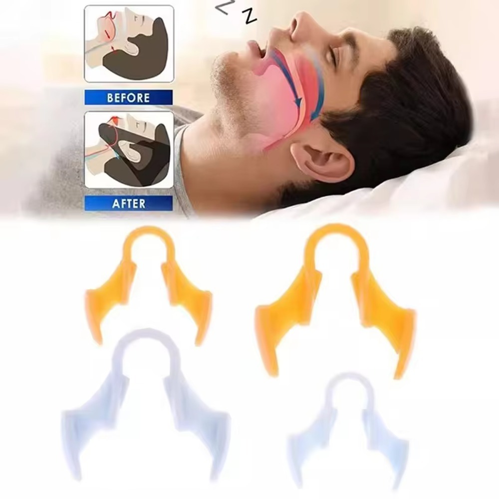Anti Snore Contour Pillow - 미니 코 클립 2개 세트, 실리콘