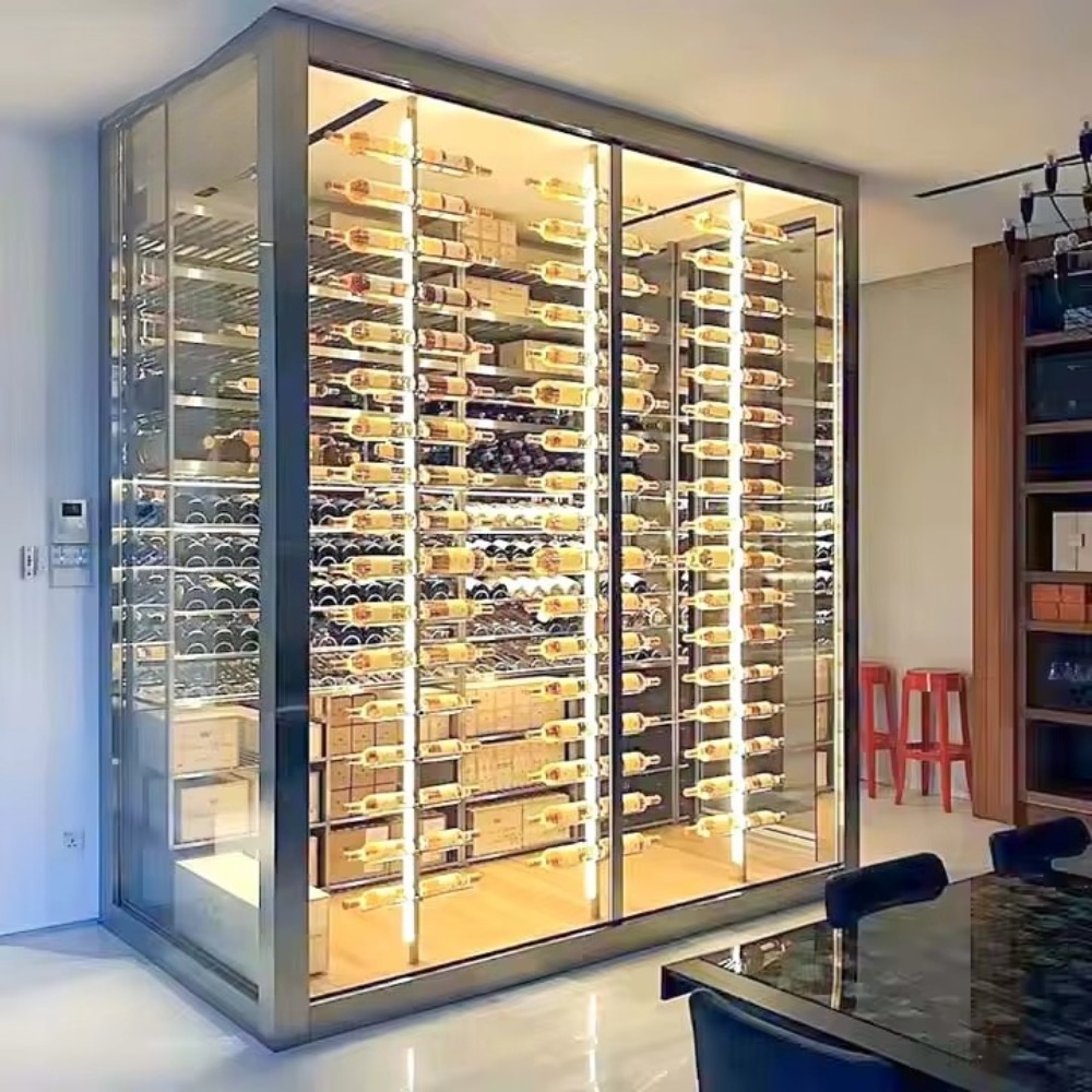 거실 바닥부터 천장까지 이어지는 와인랙 디스플레이, 모 - Storage & Organization 리뷰 및 가격