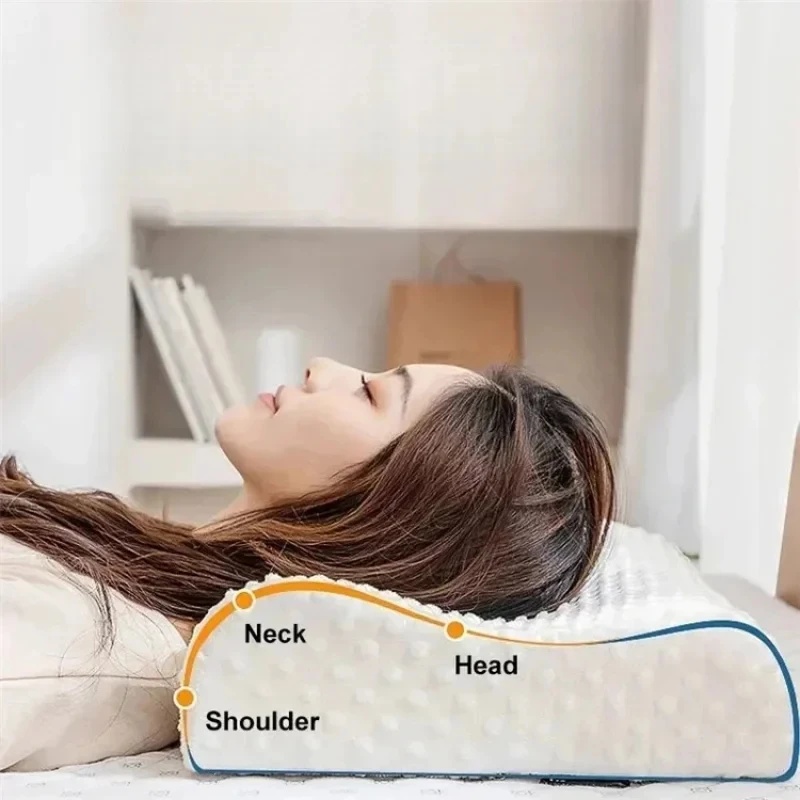 최고급 인체공학적 메모리폼 소재의 목 지지 베개, 목과 - Memory Foam Orthopedic Pillow Neck Pain 리뷰 및 가격