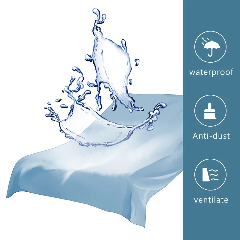 방수 장착 시트 침구 커버 침대 천으로 솔리드 컬러 매 - Waterproof Mattress Protector Breathable 리뷰 및 가격