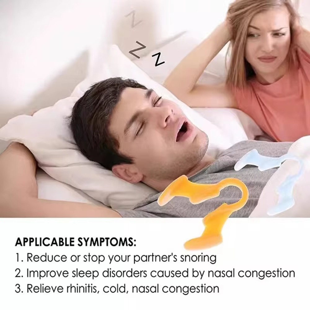 미니 코 클립 2개 세트, 실리콘 재질, 탄성 있는 디 - Anti Snore Contour Pillow 리뷰 및 가격